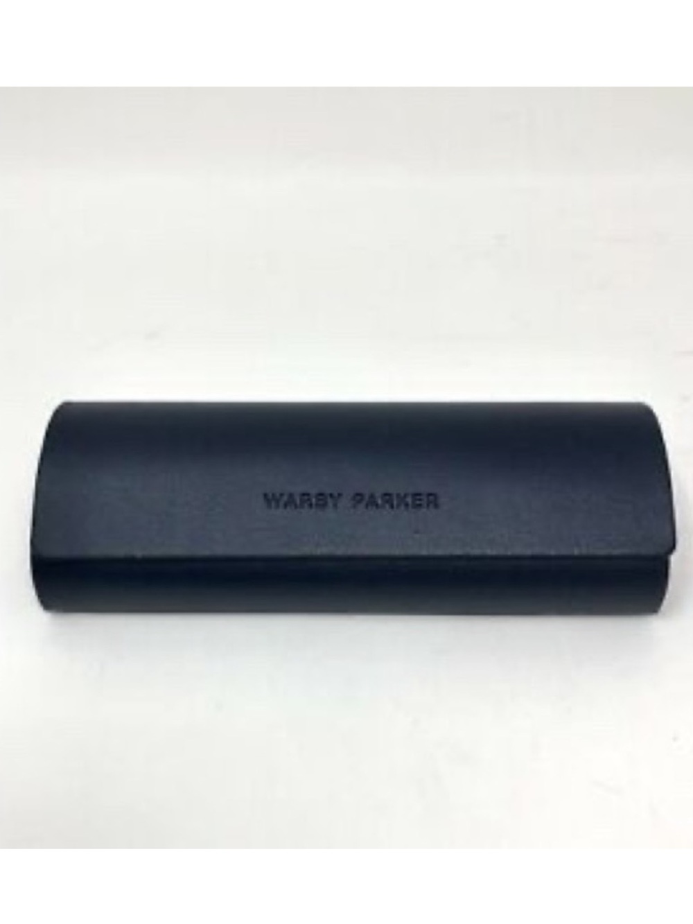 Warby Parker Glasses Case Midnight Navy Faux Leather Eyewear Sunglasses Travel